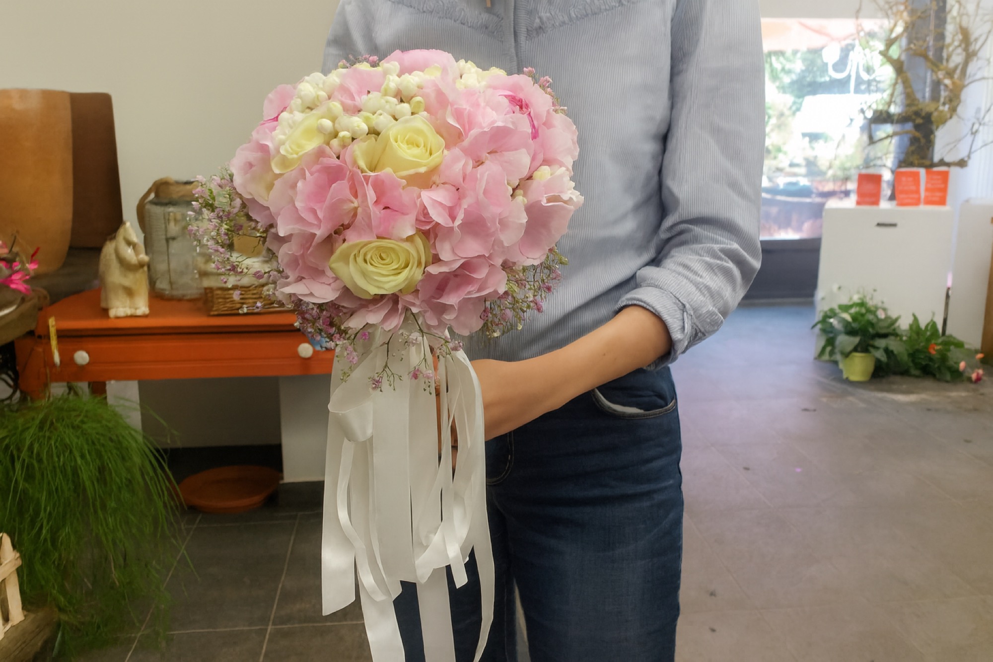 Ambiance florale pour evenement professionnel